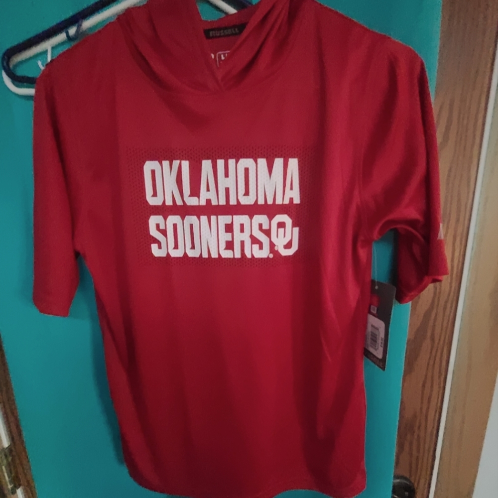 Boys Oklahoma Sooners shirt sleeve tech hoodie